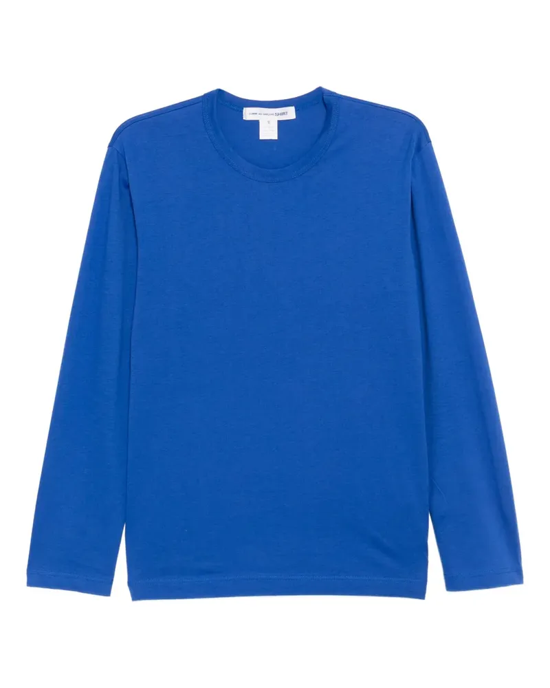 Comme des Garçons T-Shirt mit rundem Ausschnitt - Blau Blau