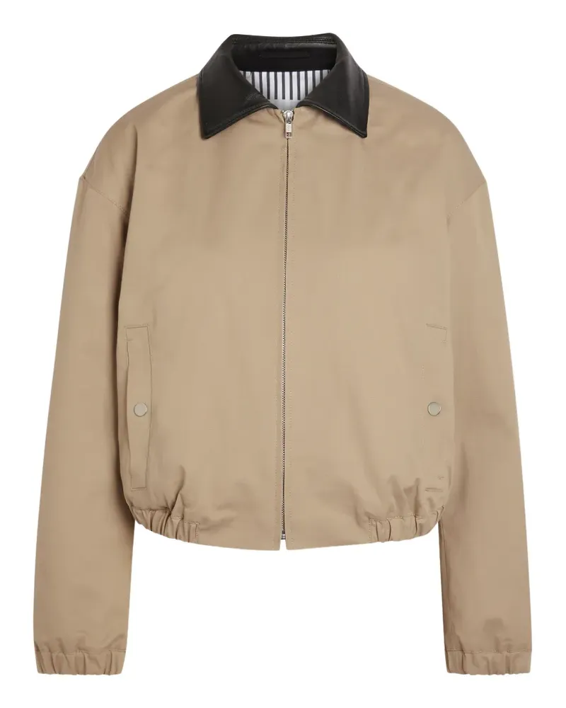 Maria Mcmanus zip-up bomber jacket - Nude Nude