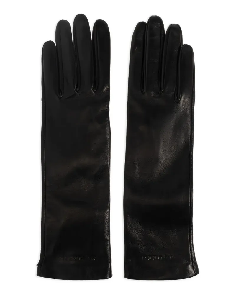 Alexander McQueen logo-detail gloves - Schwarz Schwarz