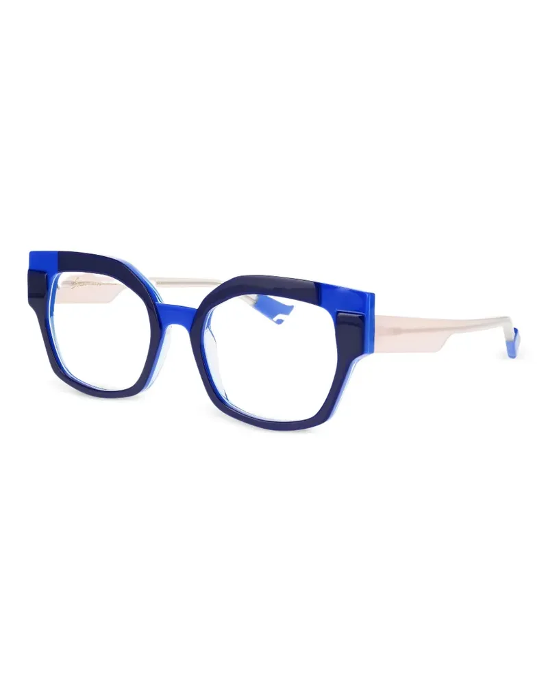Face à Face Bocca Chance 2 geometric-frame glasses - Blau Blau
