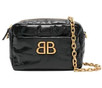 Mini Monaco Schultertasche - Schwarz