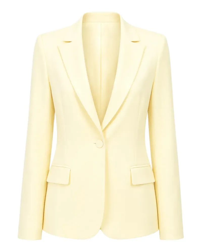 KONTATTO single-breasted wide-leg suit - Gelb Gelb