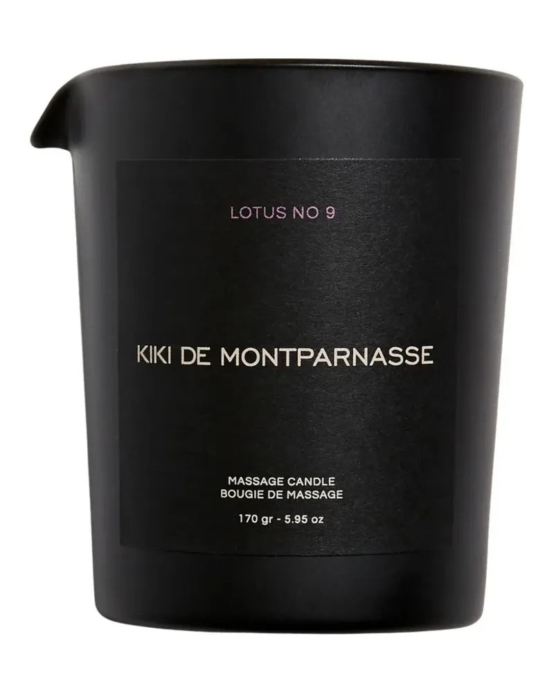 Kiki De Montparnasse Lotus No. 9 Kerze - Schwarz Schwarz