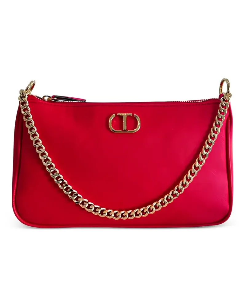 Twin-Set Petite Schultertasche mit Kette - Rot Rot