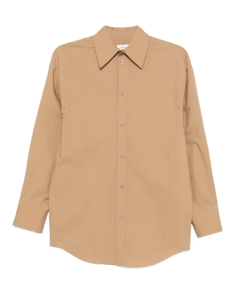 Saint Laurent Klassisches Hemd - Braun Braun