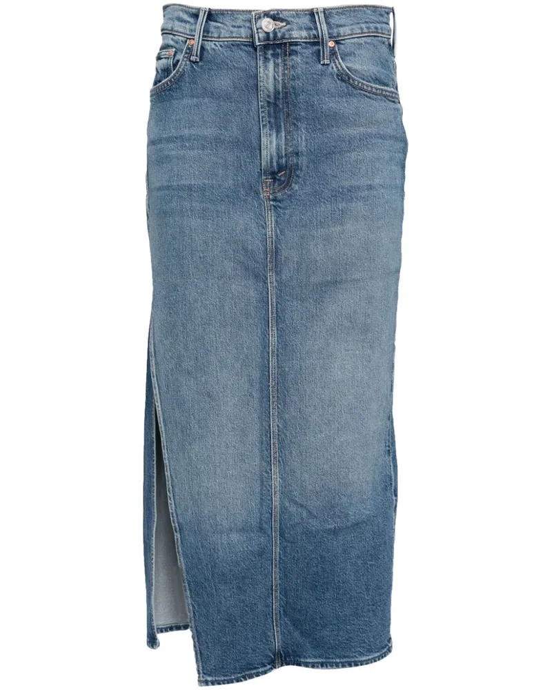 Mother The Split Second Jeans-Midirock - Blau Blau