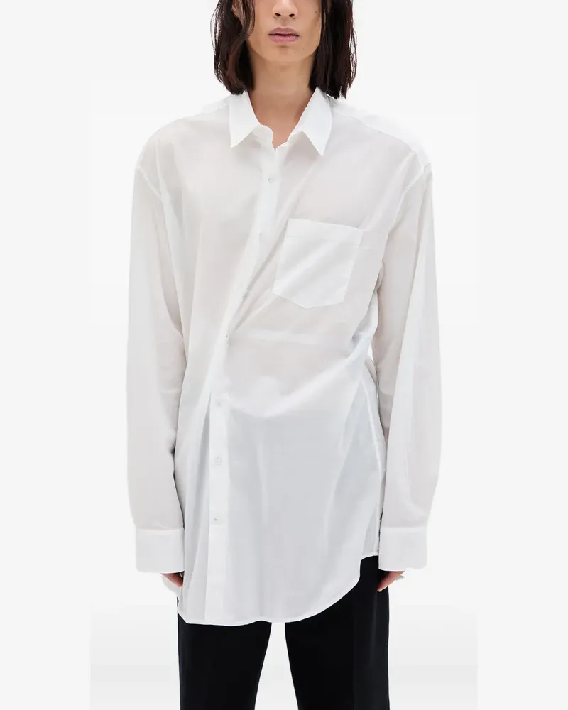 Ann Demeulemeester Mark Hemd - Weiß Weiß