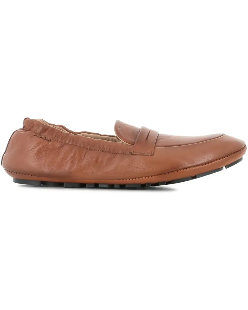 Alexander Hotto Slipper aus Leder - Braun Braun