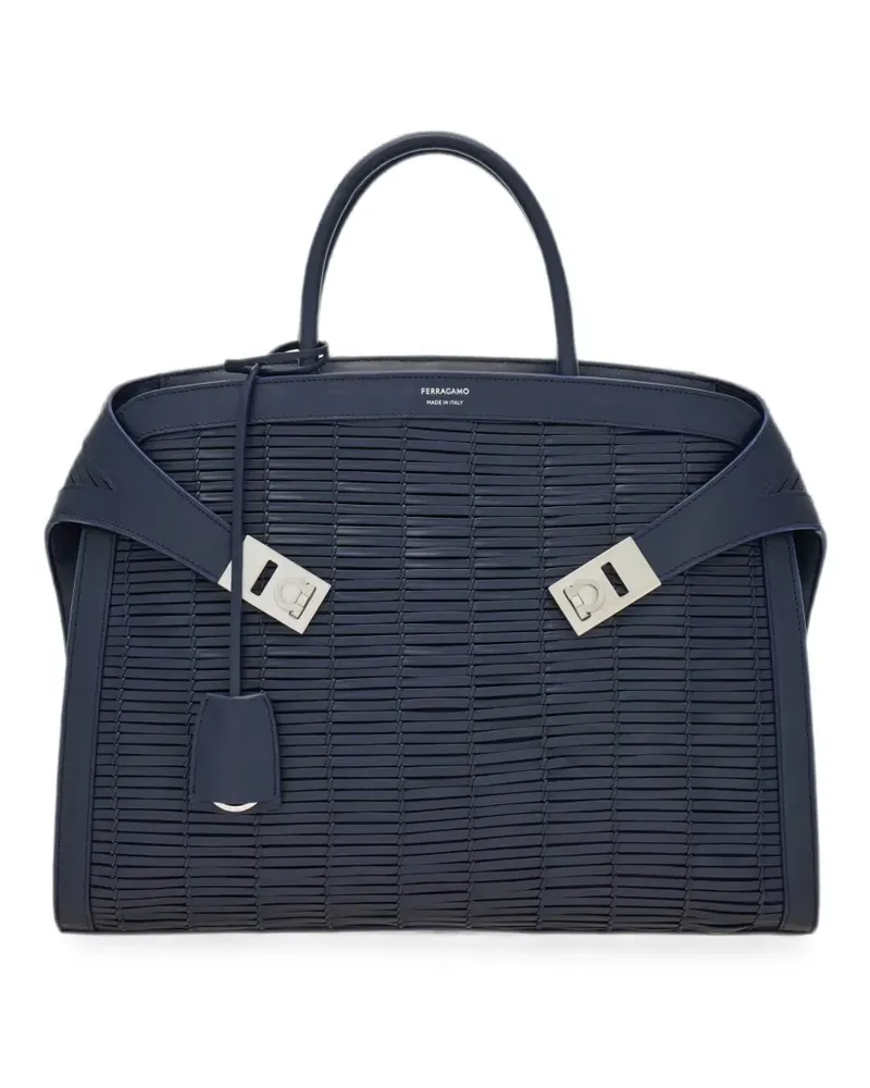 Ferragamo Hug Tote Bag - Blau Blau