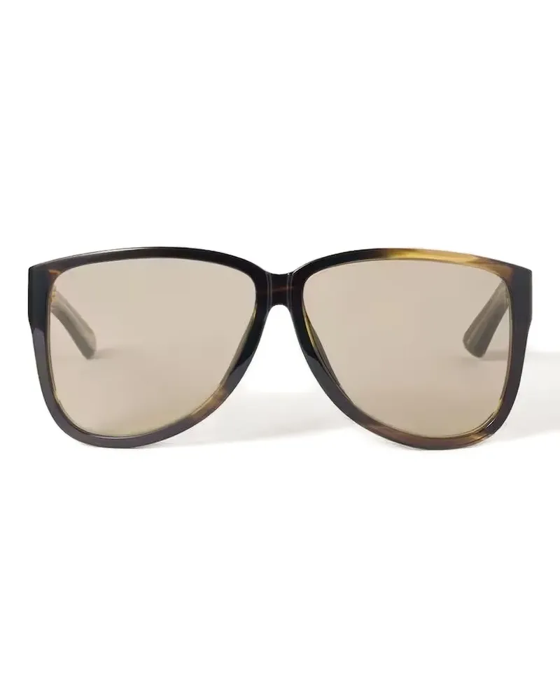 Miu Miu Sonnenbrille mit Oversized-Gestell - Grün Grün
