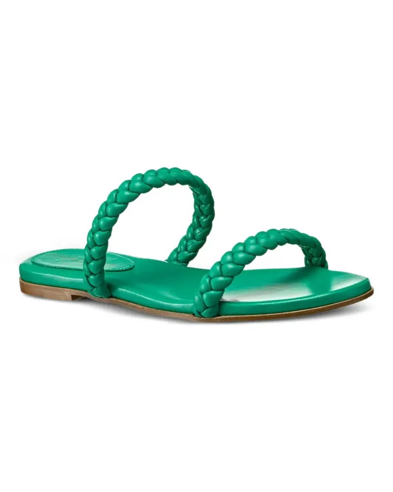 Gianvito Rossi braided-strap sandals - Grün Grün