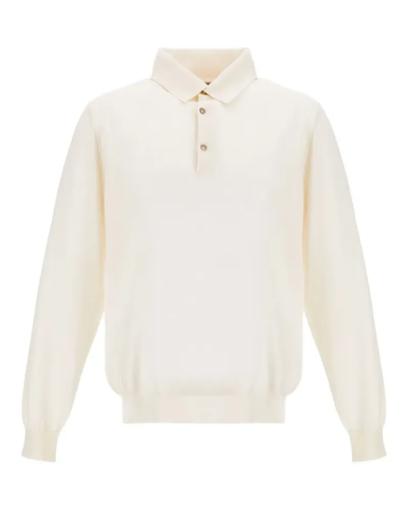 Herno long-sleeve polo shirt - Weiß Weiß