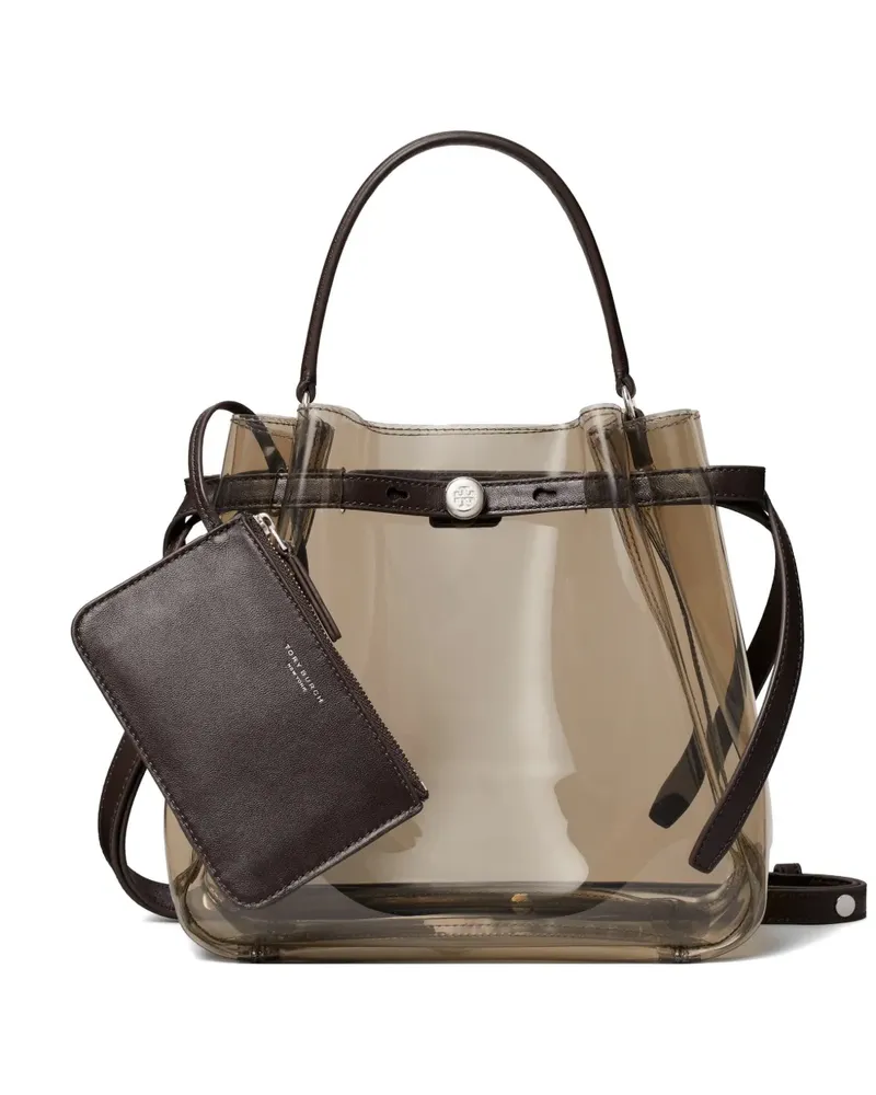 Tory Burch Romy Clear Bucket Bag - Braun Braun