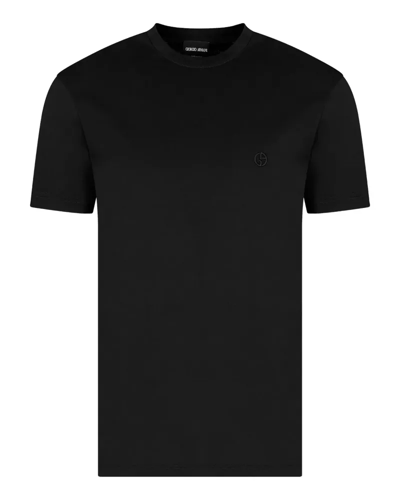 Giorgio Armani Klassisches T-Shirt - Schwarz Schwarz