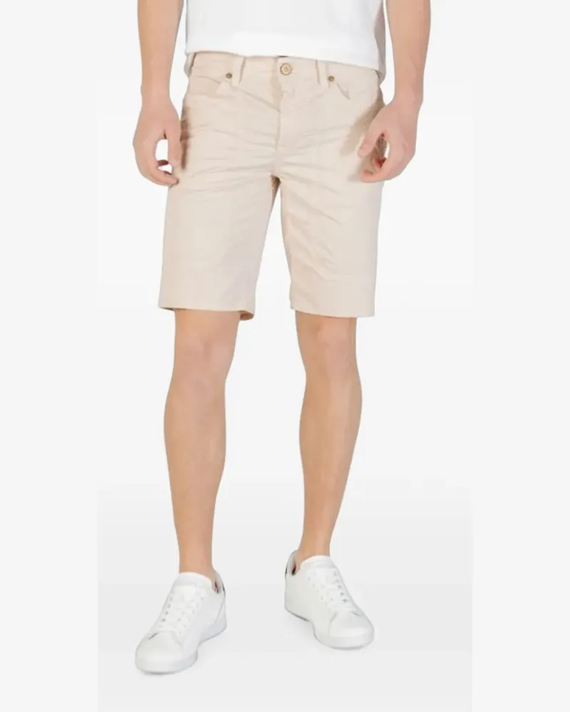 Jeckerson Chino-Shorts mit Knopfverschluss - Nude Nude