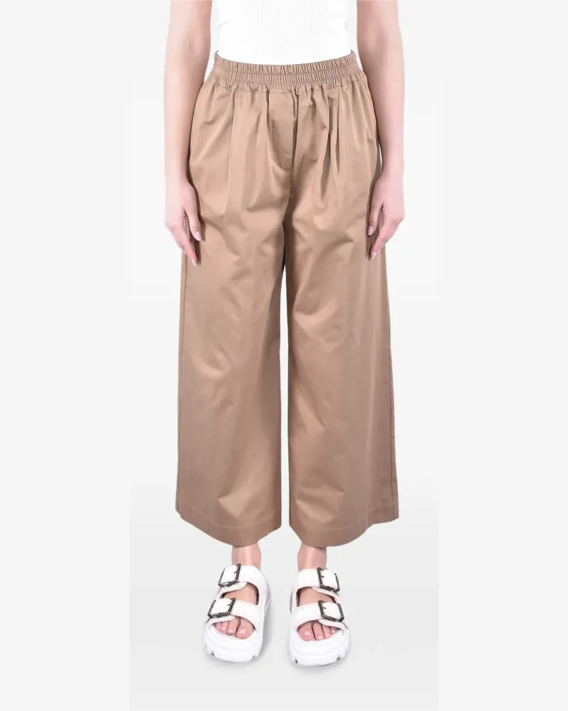 Max Mara Wkdgolfo pleated cropped trousers - Nude Nude