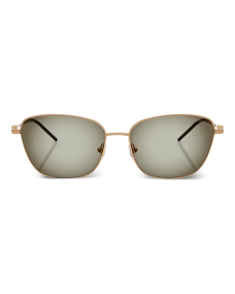 Emporio Armani square-frame sunglasses - Gold Gold