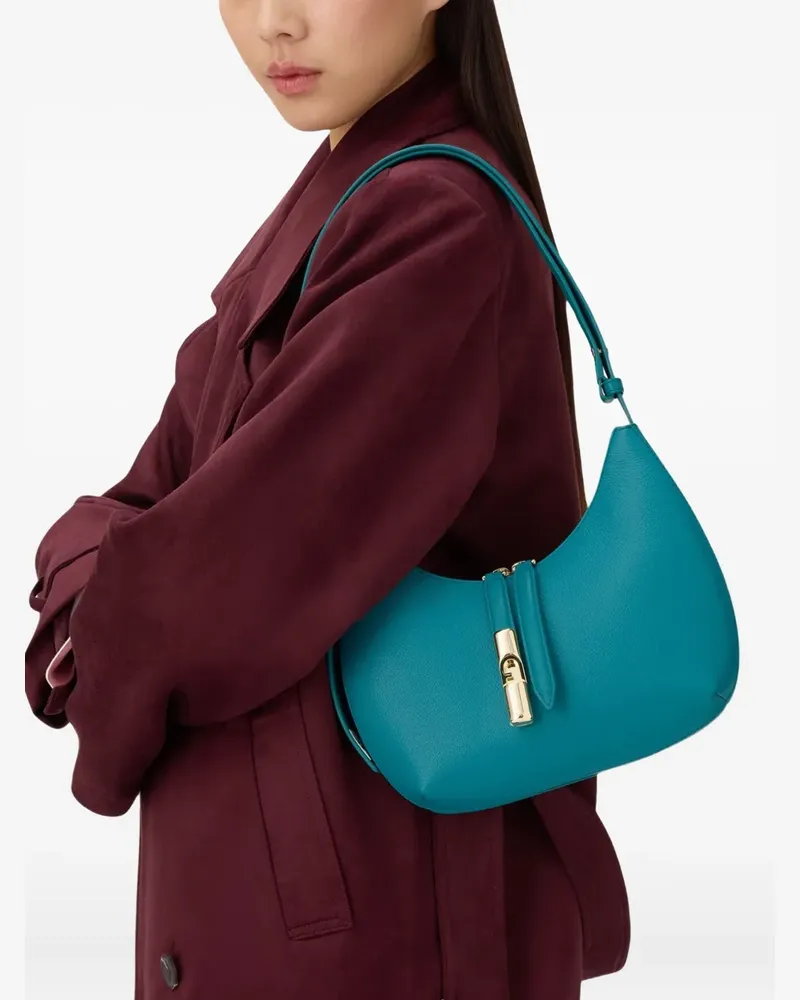 Furla Kleine Goccia Schultertasche - Blau Blau