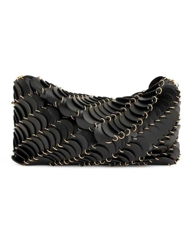 Paco Rabanne Paco Schultertasche aus Leder - Schwarz Schwarz