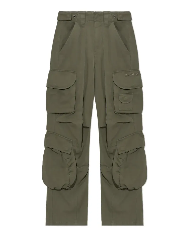 Balmain Jogginghose mit aufgesetzten Taschen - Grün Grün