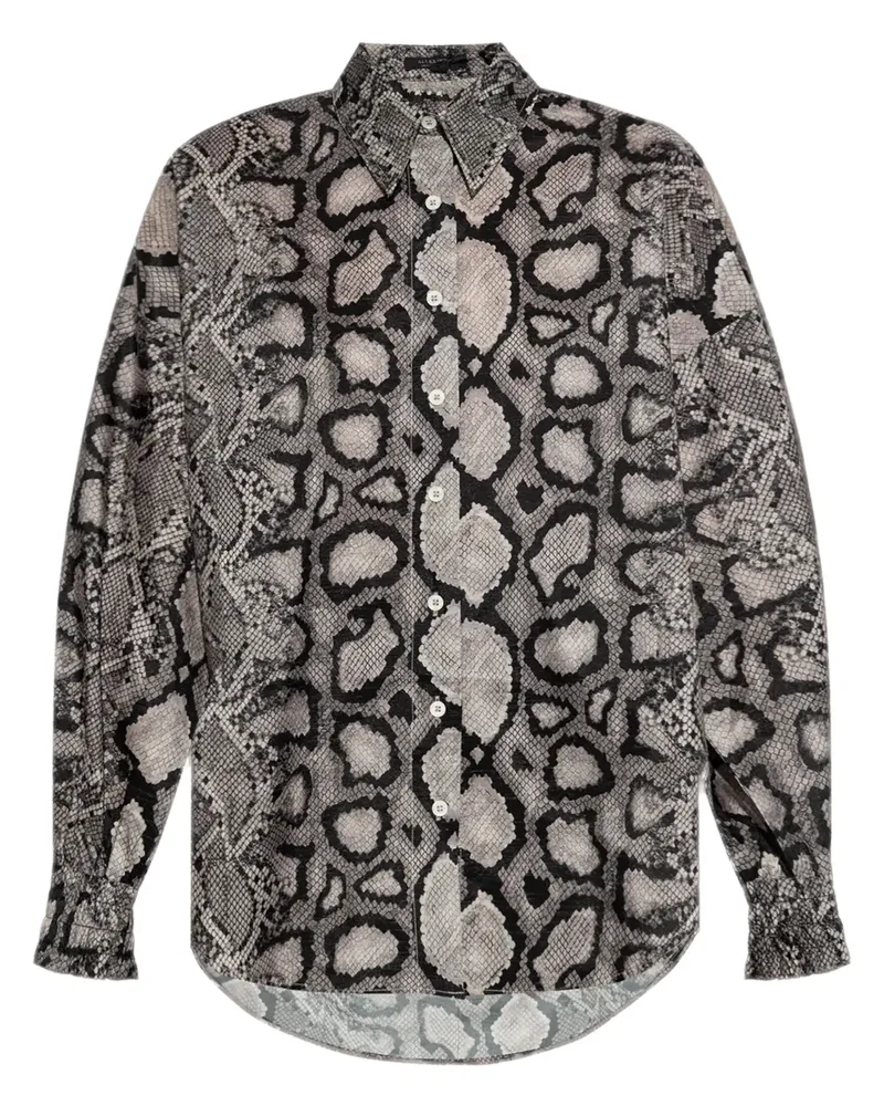 AllSaints Charli Hemd - Grau Grau