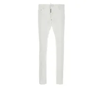 Jeans aus Baumwollstretch - 100 WHITE