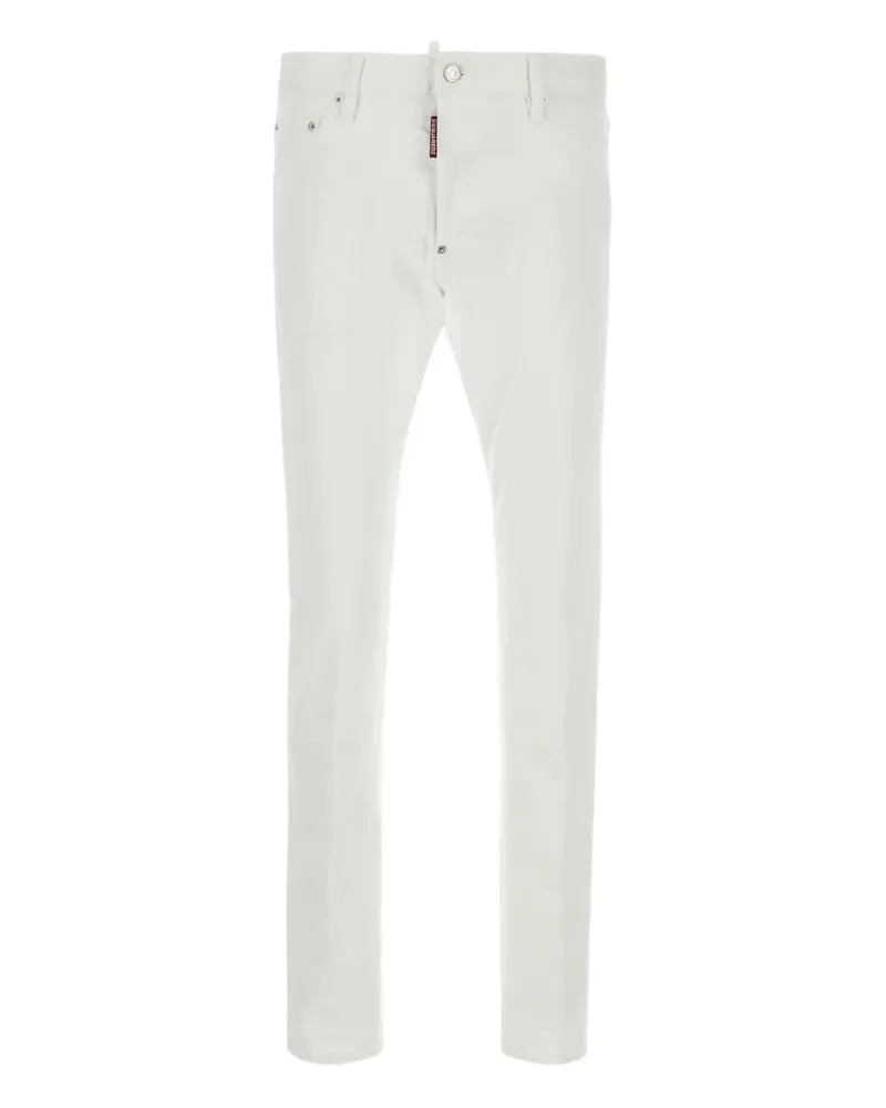 Dsquared2 Jeans aus Baumwollstretch - 100 WHITE 100