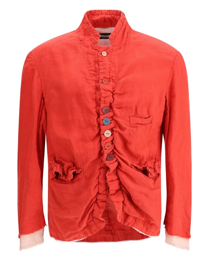 Undercover Jacke aus Leinen - Rot Rot