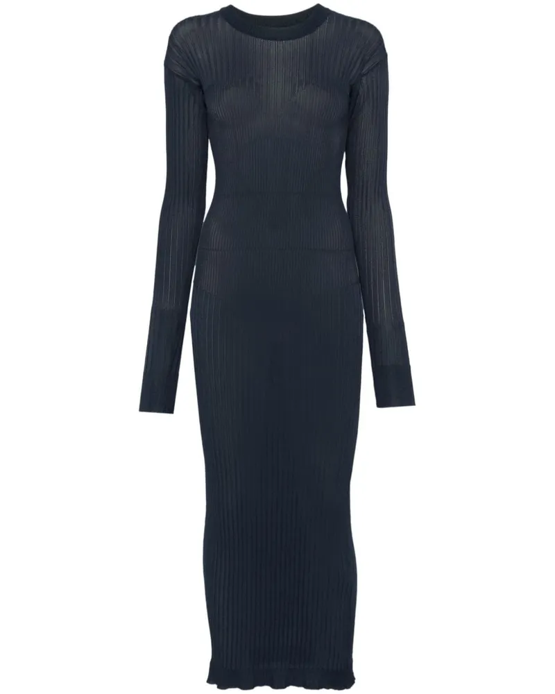 Henrik Vibskov Belle Maxikleid - Blau Blau