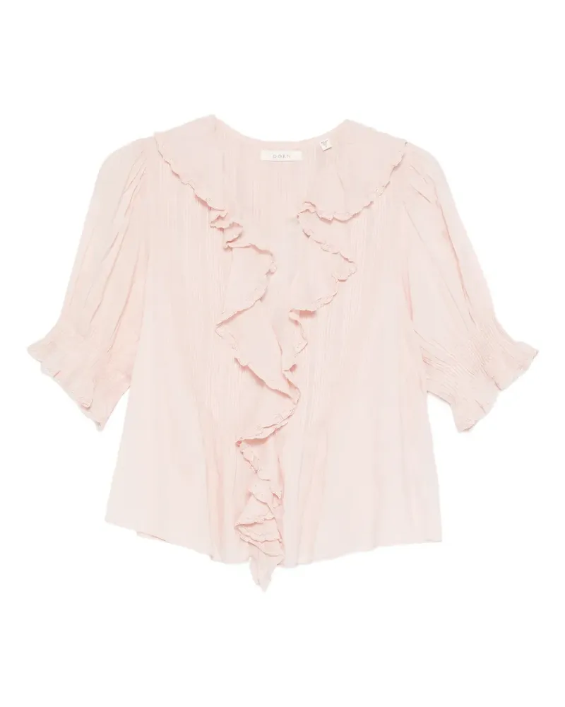 DÔEN Henri ruffled blouse - Rosa Rosa