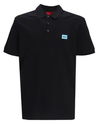 HUGO BOSS Dereso Poloshirt mit Logo-Print Schwarz