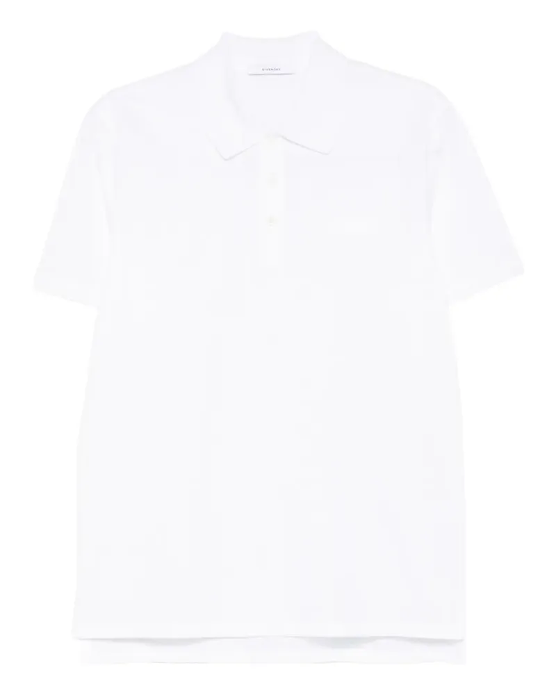 Givenchy logo-patch polo shirt - Weiß Weiß