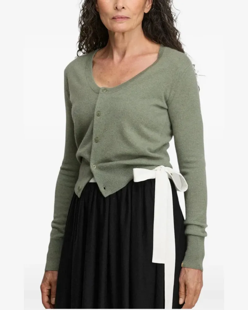 extreme cashmere Dorothea Cardigan aus Kaschmir - Grün Grün