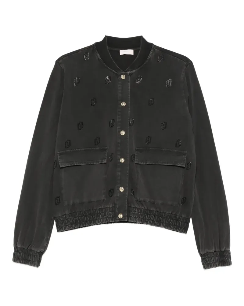 Liu Jo Jacke mit Verzierungen - Schwarz Schwarz