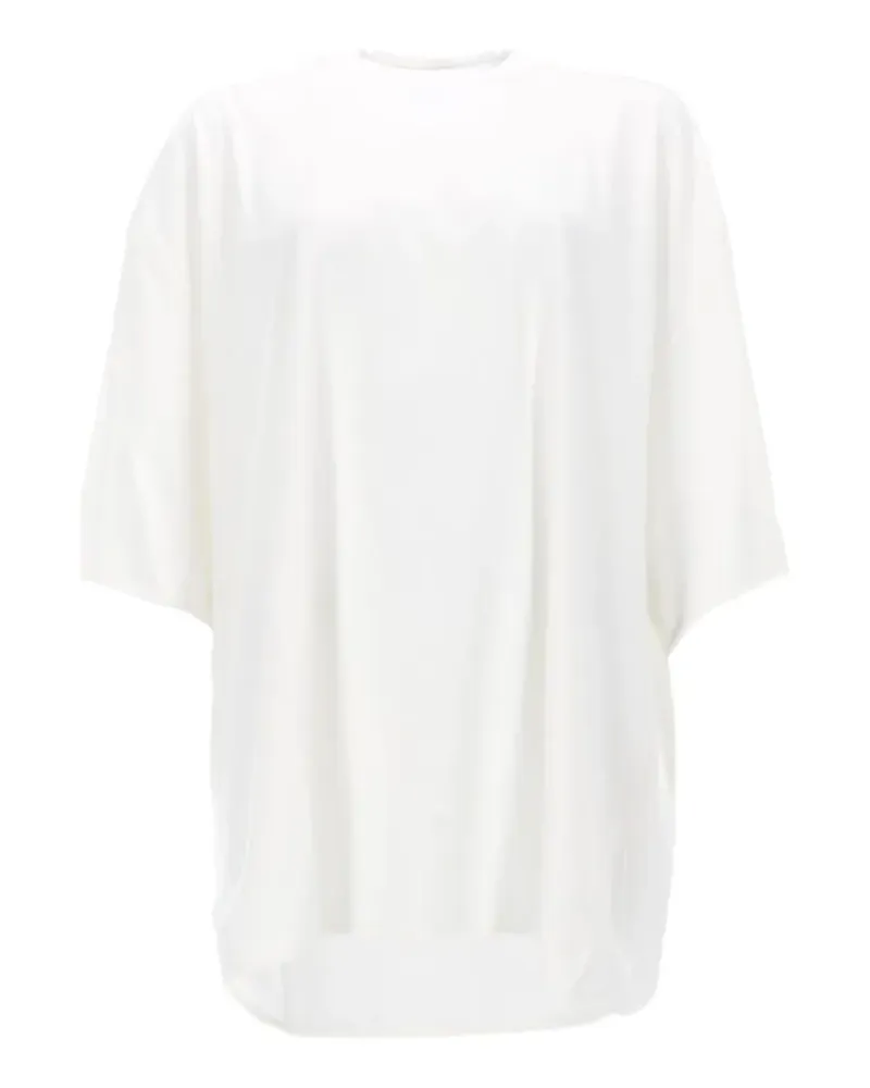 Rick Owens T-Shirt mit rundem Ausschnitt - Weiß Weiß