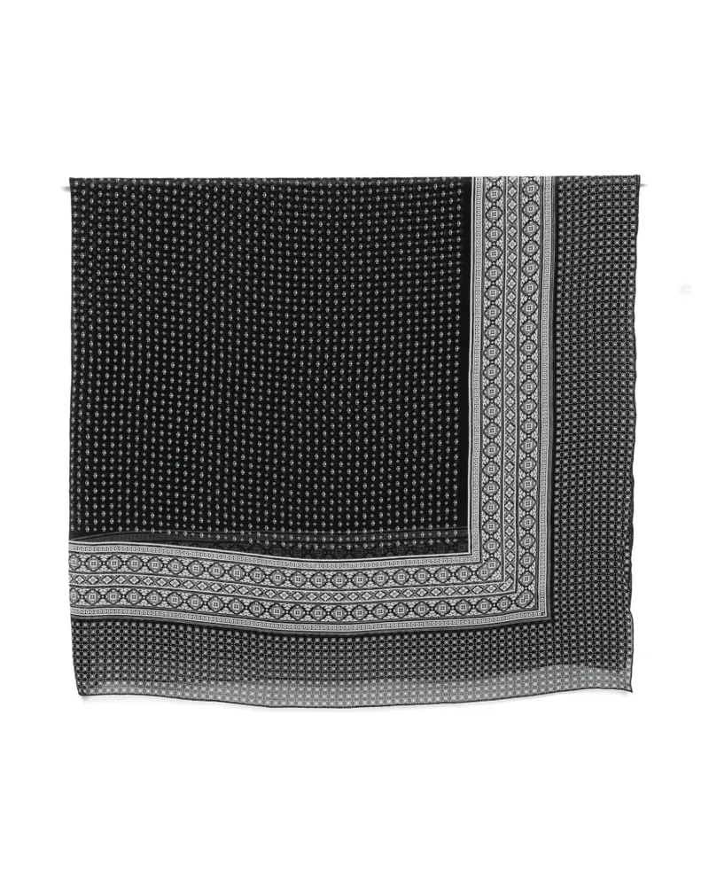 Ermanno Scervino Foulard geometric-print scarf - Schwarz Schwarz