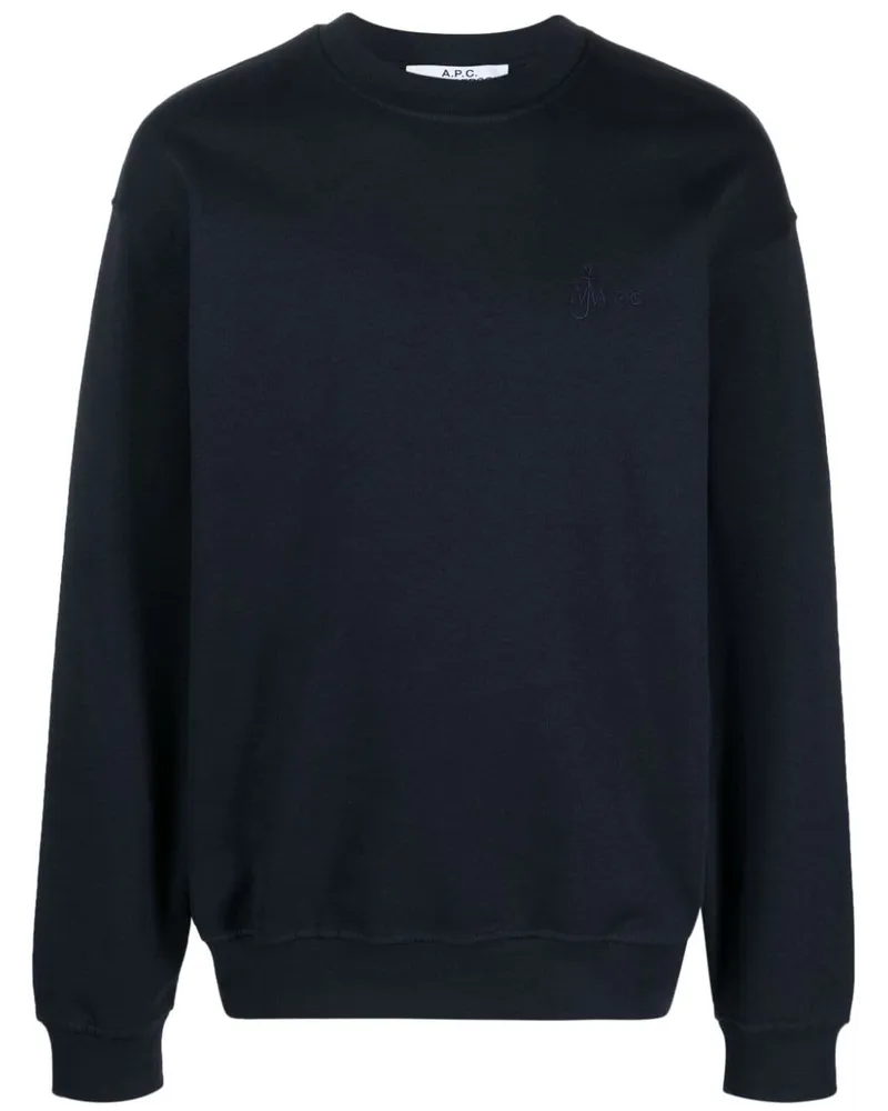 A.P.C. x JW Anderson Sweatshirt Blau