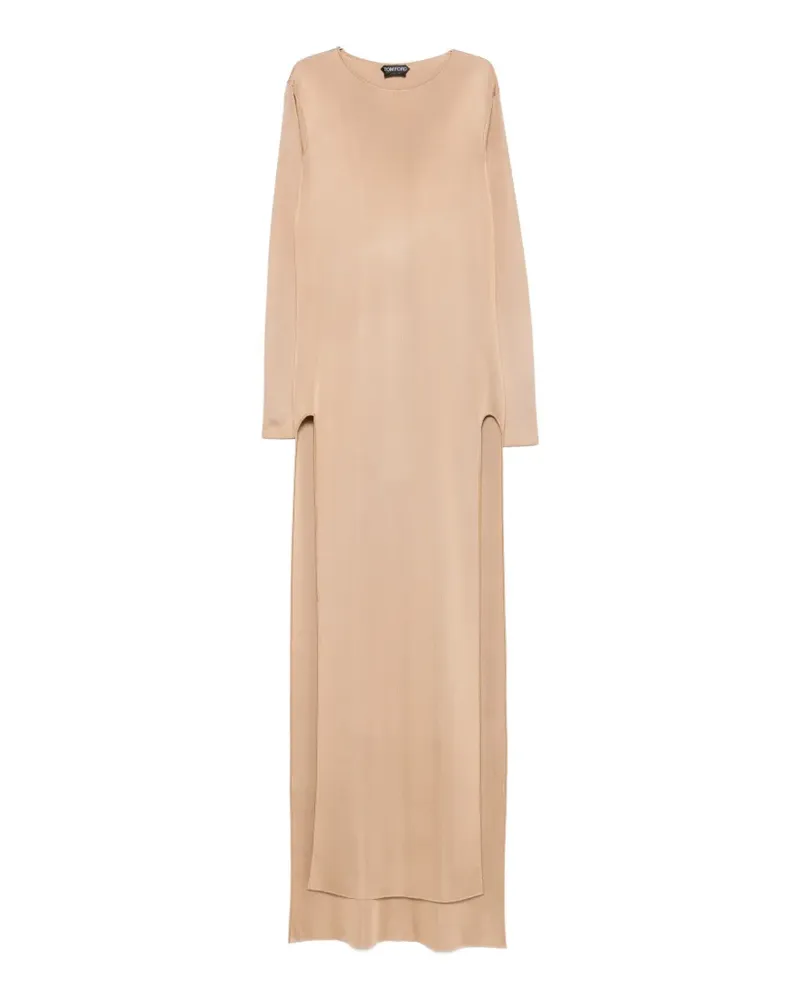 Tom Ford long-sleeve side-slit gown - Braun Braun