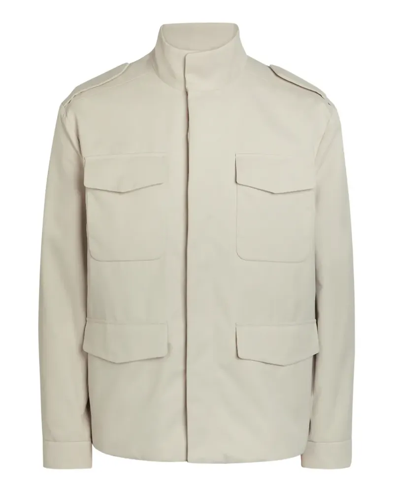 TOD'S zipped field jacket - Weiß Weiß