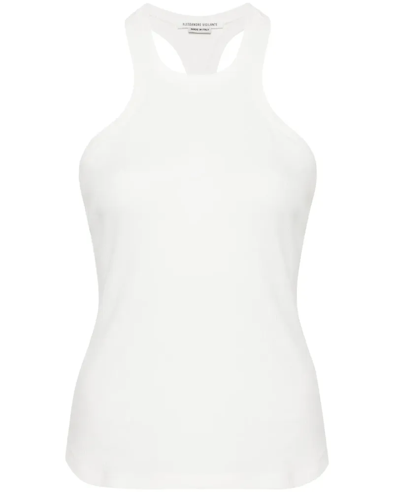 Alessandro Vigilante Top mit Racerback - Weiß Weiß