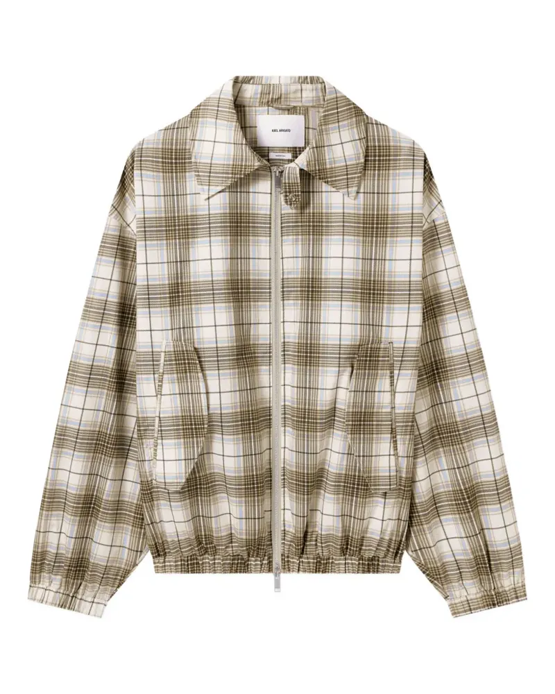 Axel Arigato Terra Jacke mit Check - Nude Nude
