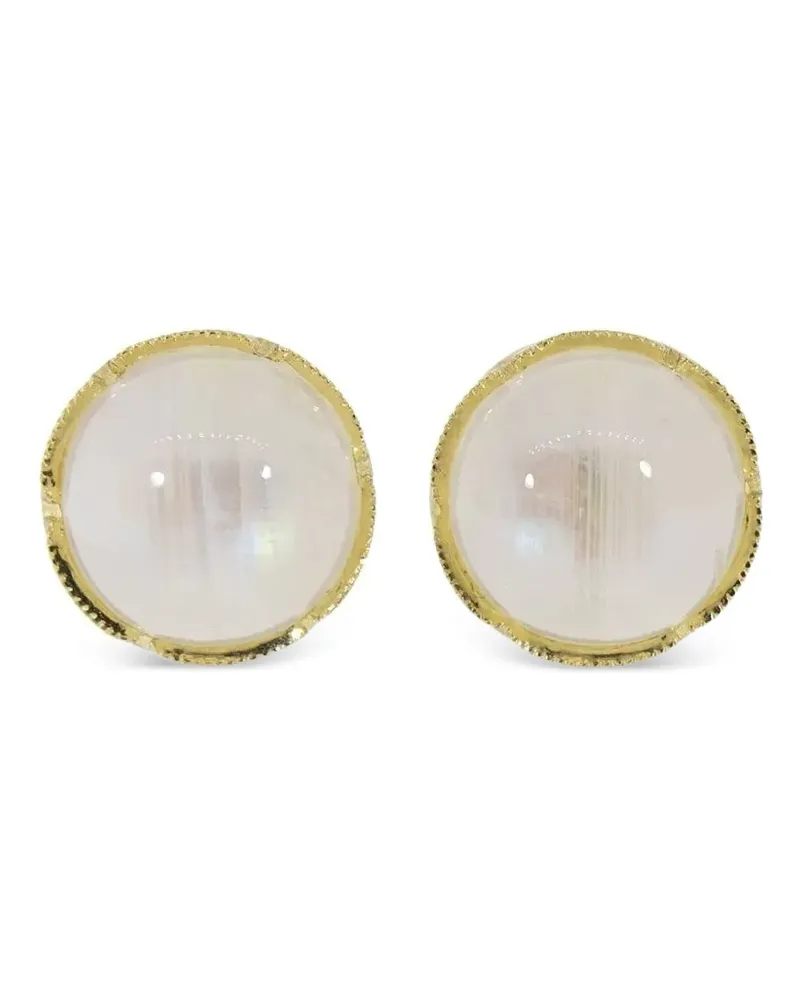 Irene Neuwirth 18k yellow gold Moonstone stud earrings Gold