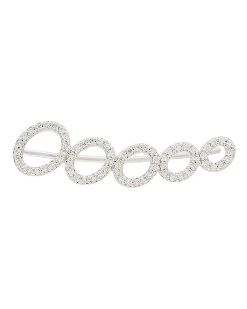 Alinka 18kt 'Cloud' Ear Cuff aus Weißgold mit Diamanten - Silber Silber