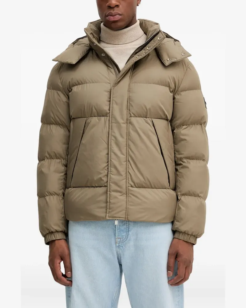 HUGO BOSS Corbinian5 hooded jacket - Braun Braun