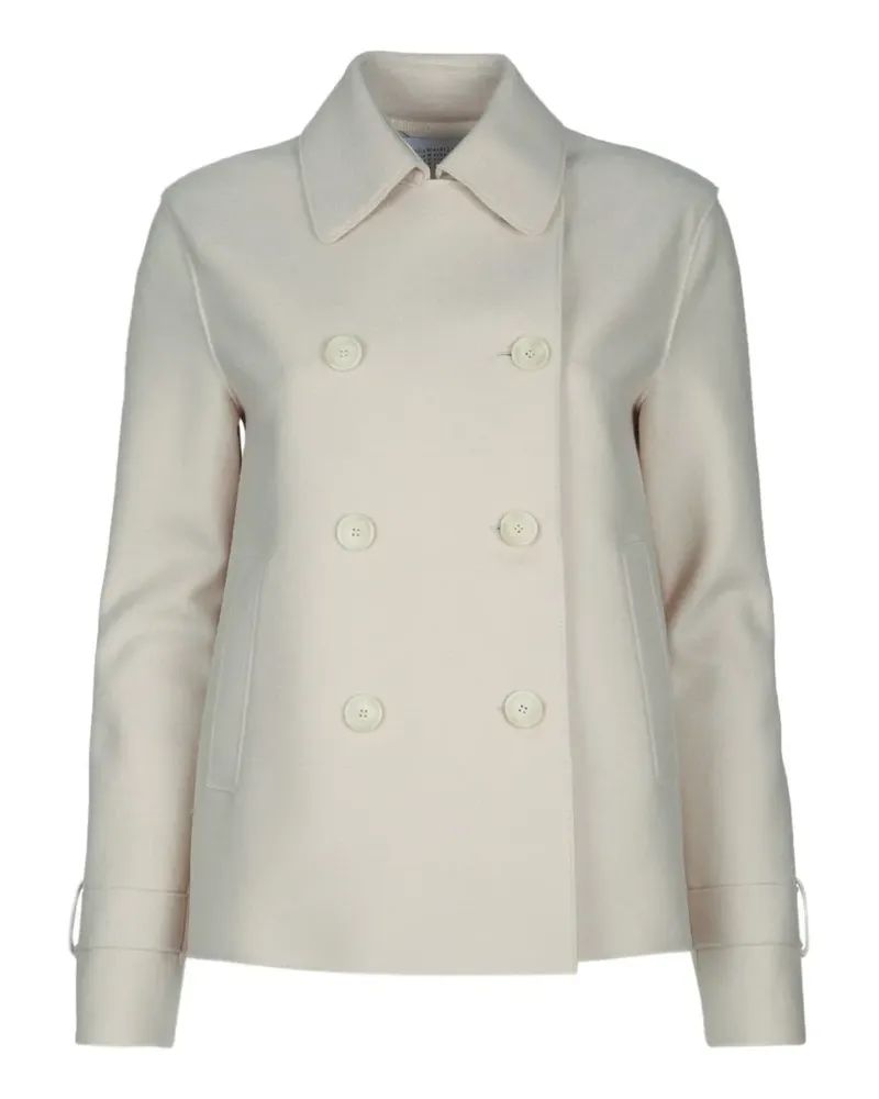 Harris Wharf London cropped double-breasted coat - Nude Nude