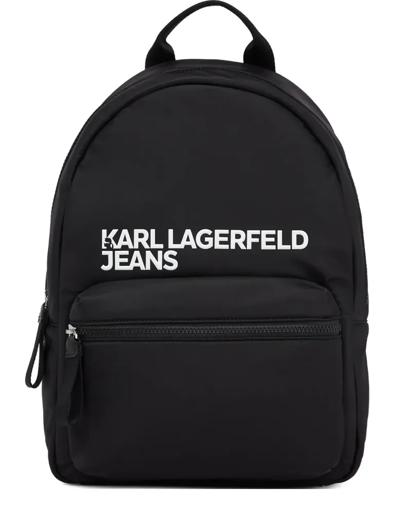 Karl Lagerfeld Rucksack mit Logo-Detail - Schwarz Schwarz