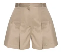 Shorts mit Bundfalten - Nude
