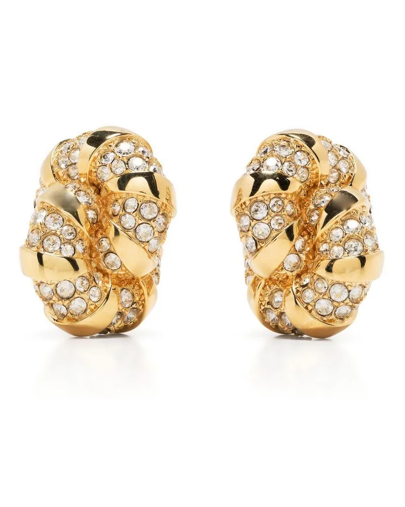 Lanvin Melodie Ohrringe mit Kristallen - Gold Gold