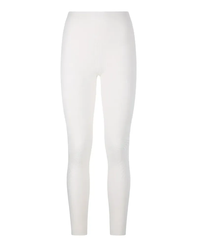 Perfect Moment ribbed-knit leggings - Weiß Weiß