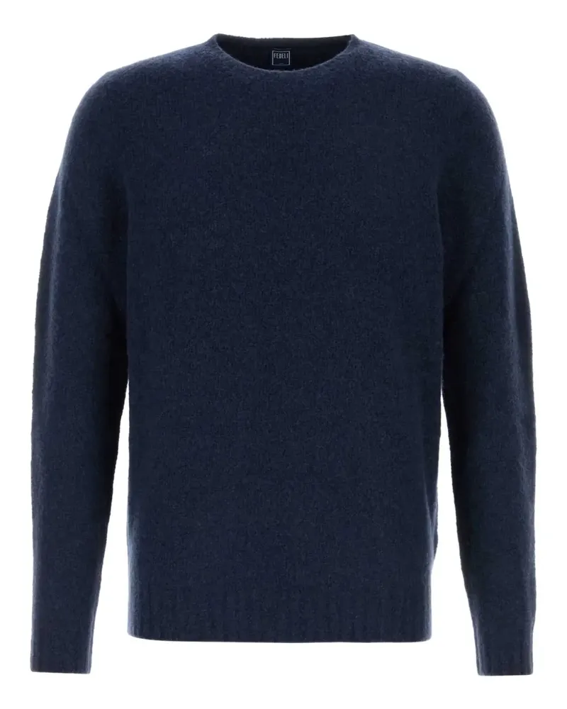 Fedeli Pullover mit rundem Ausschnitt - Blau Blau